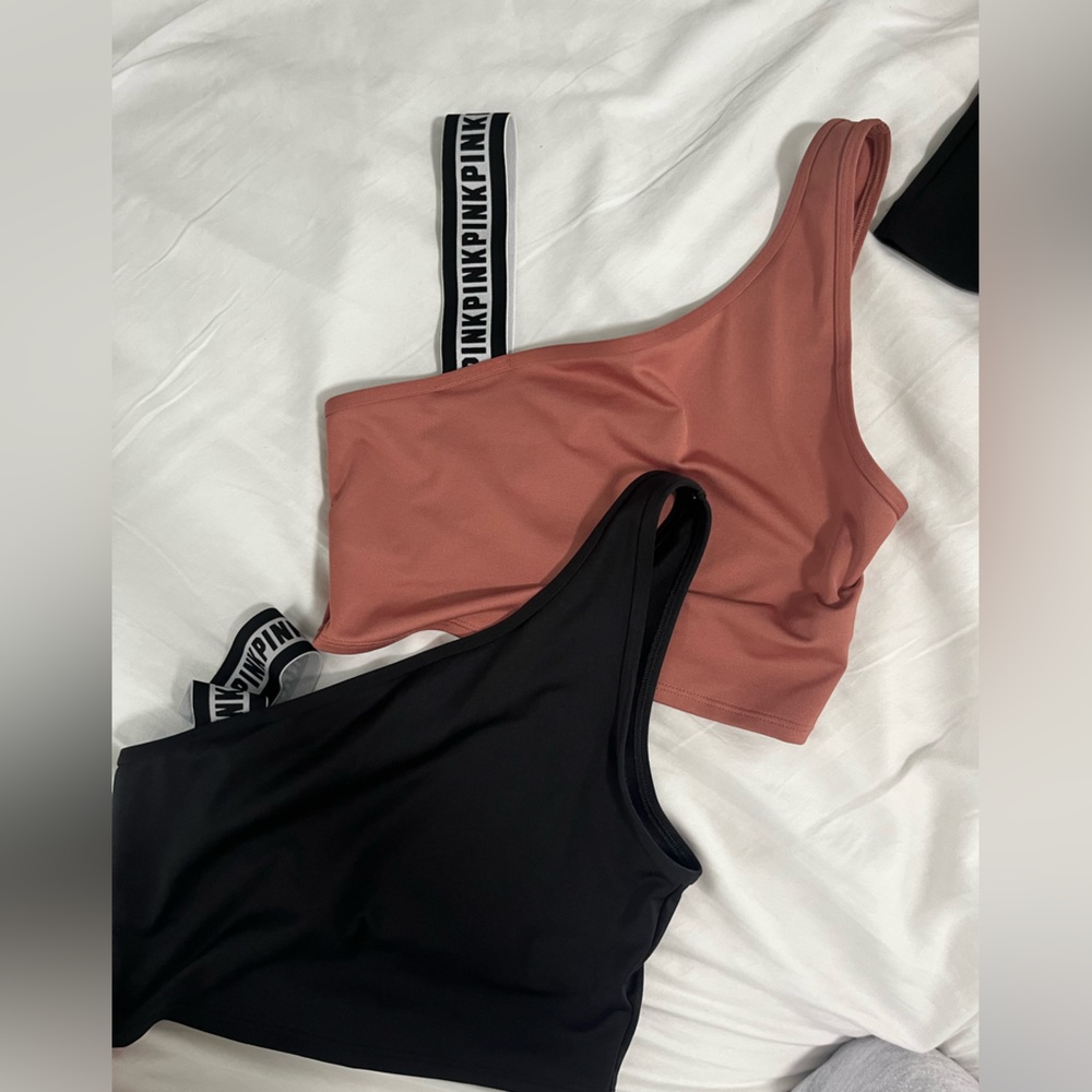 Pink Victoria secrets ultimate unlined top bra , bundle of 2 tops